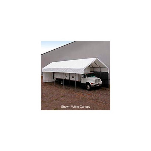 Clearspan Daddy Long Legs Canopy, 12'W x 60'L, Green 1260RV10N10 - main